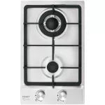 Cocina de gas empotrable 2 quemadores acero inoxidable Foset PAE-302GA / 48320