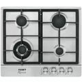 Cocina de gas empotrable 4 quemadores (60 cm) acero inoxidable Foset PAE-604GA / 48406