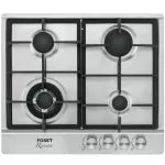 Cocina de gas empotrable 4 quemadores (60 cm) acero inoxidable Foset PAE-604GA / 48406
