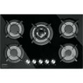 Cocina de gas empotrable 5 quemadores (75 cm) vidrio negro Riviera Foset PAE-755GV / 48409