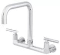 Griferia para fregadero de 8" de pared cromo Pfister Sena F027SENC