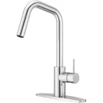 Griferia para fregadero monomando extraible cromo Sena Pfister F529SENC