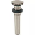 Desagüe para lavatorio 32 mm (1-1/4") push tipo hongo sin rebalse satinado Foset CE-226SN / 45699