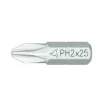 Punta para desatornillador phillips PH2 (largo 25 mm) Krino 61043020002 (2 por paquete)