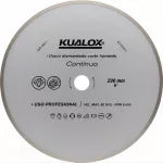 Disco de corte diamantado continuo 9" (230 mm) corte humedo Kualox KX-DY013