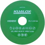 Disco de corte diamantado continuo 4-1/2" (115 mm) corte vidrio Kualox KX-DY010