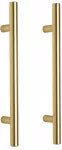 Tiradera cilindrica 128 mm dorada Self-Build Hardware (2 por paquete)