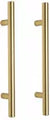 Tiradera cilindrica 128 mm dorada Self-Build Hardware (2 por paquete)
