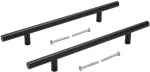 Tiradera cilindrica 160 mm negra Self-Build Hardware (2 por paquete)