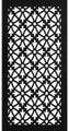 Panel decorativo metalico 1.22 x 2.44 metros (2 mm) mandala negro Decopanel PCL-2 / 50013626