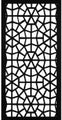 Panel decorativo metalico 1.22 x 2.44 metros (2 mm) mosaico negro Decopanel PCL-3 / 50013627