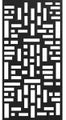 Panel decorativo metalico 1.22 x 2.44 metros (2 mm) ladrillo negro Decopanel PCL-8 / 50013632