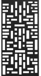 Panel decorativo metalico 1.22 x 2.44 metros (2 mm) ladrillo negro Decopanel PCL-8 / 50013632