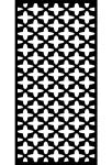 Panel decorativo metalico 1.22 x 2.44 metros (2 mm) estrella negro Decopanel PCL-9 / 50013658