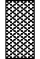 Panel decorativo metalico 1.22 x 2.44 metros (2 mm) estrella negro Decopanel PCL-9 / 50013658