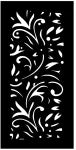 Panel decorativo metalico 1.22 x 2.44 metros (2 mm) floral negro Decopanel PCL-11 / 50013674