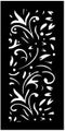 Panel decorativo metalico 1.22 x 2.44 metros (2 mm) floral negro Decopanel PCL-11 / 50013674