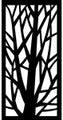 Panel decorativo metalico 1.22 x 2.44 metros (2 mm) arbol negro Decopanel PCL-12 / 50013758