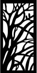 Panel decorativo metalico 1.22 x 2.44 metros (2 mm) ramas negro Decopanel PCL-13 / 50013759