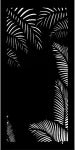 Panel decorativo metalico 1.22 x 2.44 metros (2 mm) palmera negro Decopanel PCL-14 / 50013781