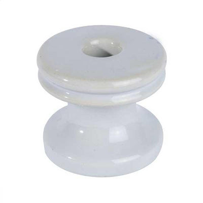 Aislador de porcelana tipo carrete 2" para acometida