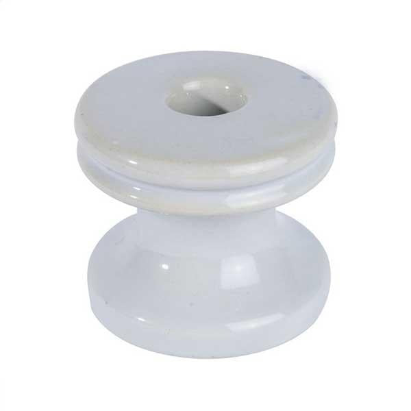 Aislador de porcelana tipo carrete 2" para acometida