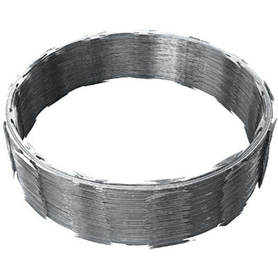 Alambre concertina navaja  acero inoxidable 18" x 8 metros