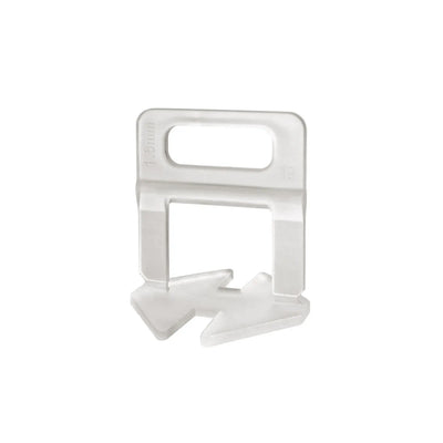 Anclaje clip de 1.5 mm alineador y nivelador de pisos (100 por paquete)