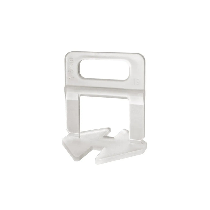 Anclaje clip de 1.5 mm alineador y nivelador de pisos (100 por paquete)