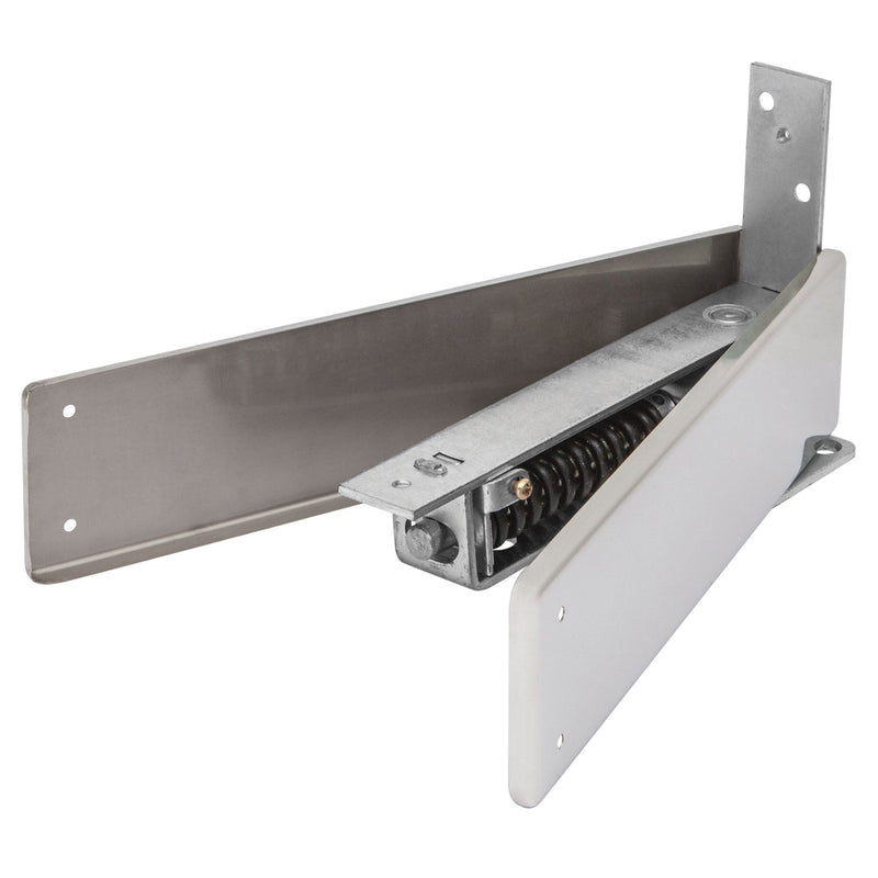 Bisagra doble accion al piso cromo Hermex BIP-153 / 43181