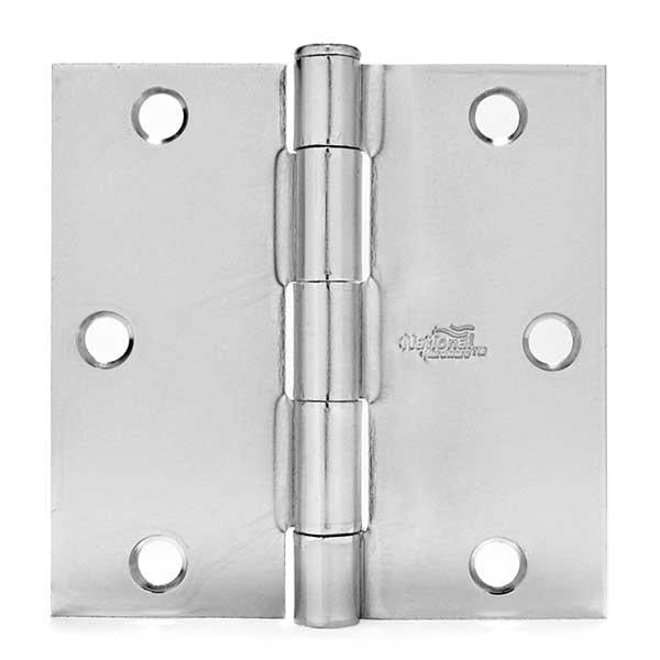 Bisagra de puerta 3” x 3" zincada 512 National Hardware N400-003 (2 por paquete)