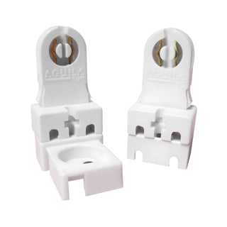 Base para tubo fluorescente bi-pin con cableado automatico (1 pieza) 600W 660V Eagle 2509
