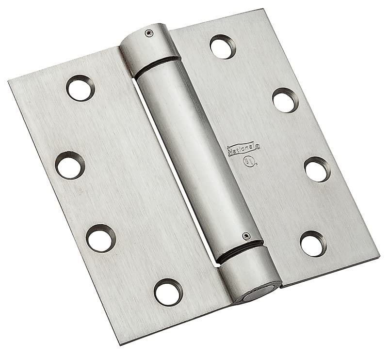 Bisagra de resorte V520 4" niquel satinado National Hardware N350-801