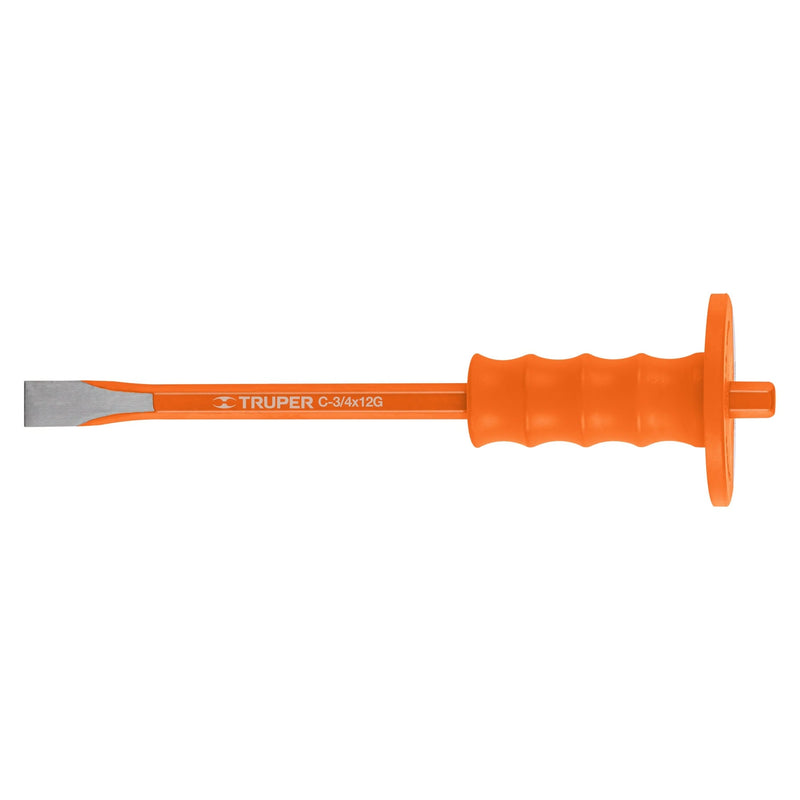 Cincel 3/4" x 12" con grip Truper C-3/4X12G / 12172