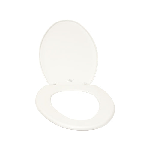 Asiento para inodoro elongado blanco Clasica Coflex CH-A202