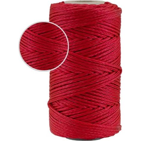 Cuerda de albañil 145 metros 1/4 libra (rojo)