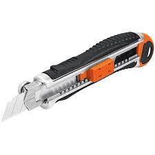 Cutter desplegable reforzado 18 mm x 6" metalico Truper CUT-6XX / 16976