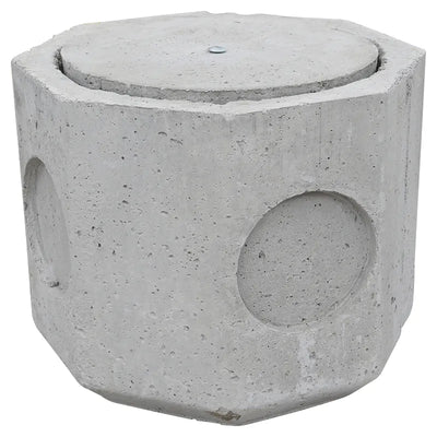 Caja registro 4" octogonal concreto 32 x 32 x 28 cm