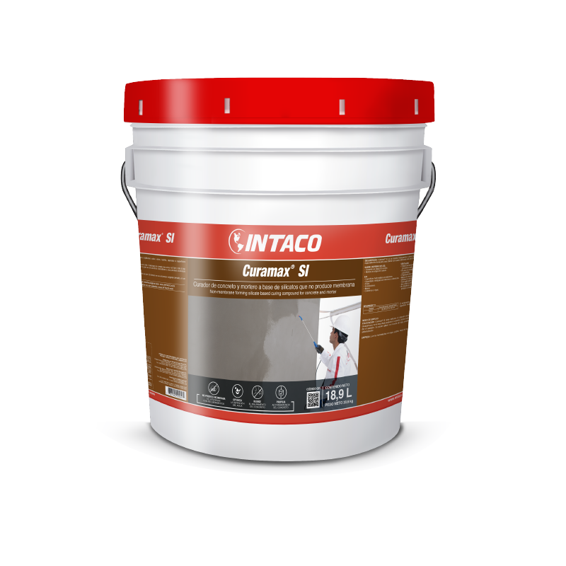 Aditivo curador para concreto Curamax SI no produce membrana cubeta (18.9 litros) Intaco