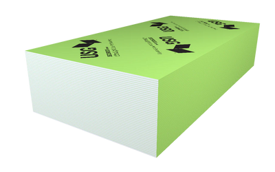Lamina de gypsum con refuerzo de fibra de vidrio 12 mm x 1.22 x 2.44 metros Securock USG