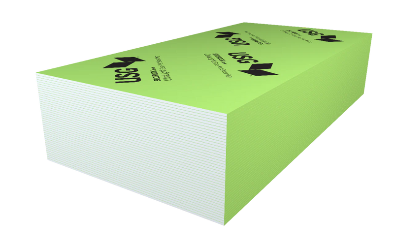 Lamina de gypsum con refuerzo de fibra de vidrio 12 mm x 1.22 x 2.44 metros Securock USG