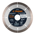 Disco de corte diamantado segmentado 4-1/2" para porcelanato Truper DID-545 / 15196