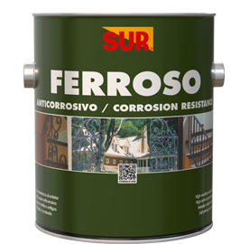 Anticorrosivo Ferroso cuarto Sur  (negro)