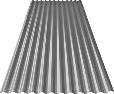 Lamina techo ondulada galvanizada con aluminio 0.31 mm x 0.81 x 3.66 metros