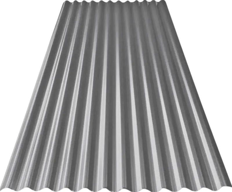 Lamina techo ondulada galvanizada con aluminio 0.31 mm x 0.81 x 3.66 metros
