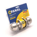 Cerradura pomo de seguridad acero inoxidable Bolton Fanal 90450-006