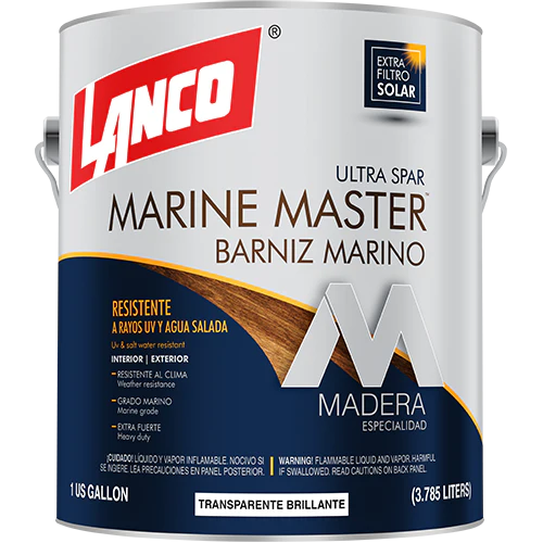 Barniz marino brillante Marine Master cuarto Lanco