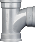 Tee sanitaria PVC SDR32.5 pared delgada 75 mm (3")
