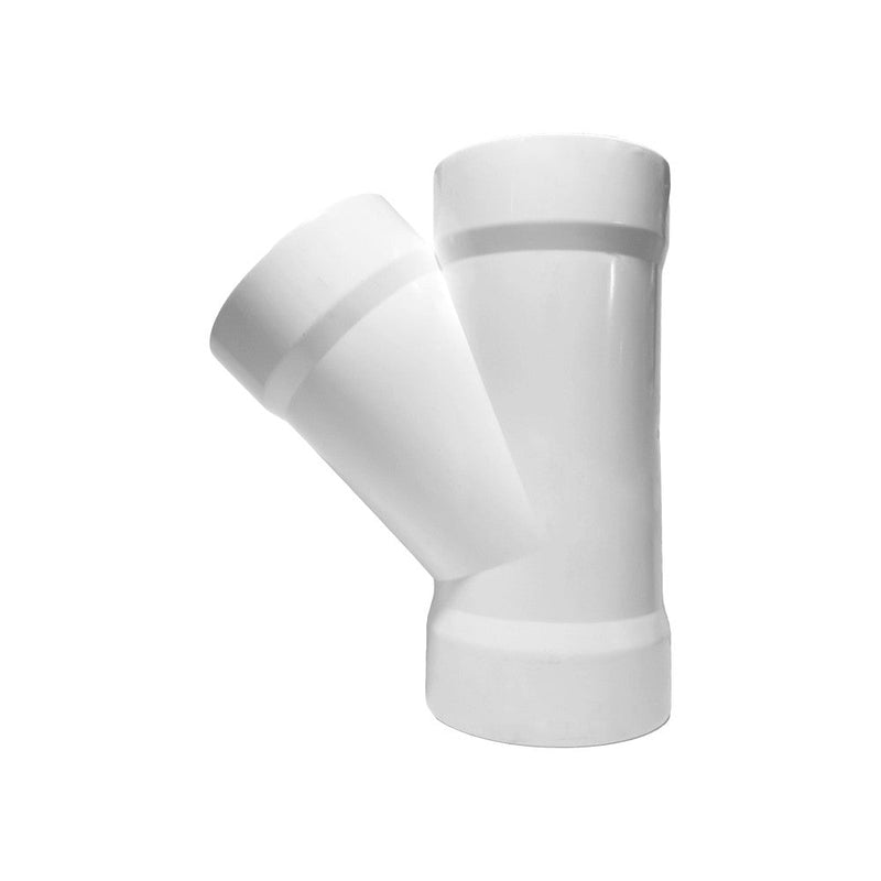 Yee sanitaria PVC SCH40 pared gruesa 31 mm (1-1/4")