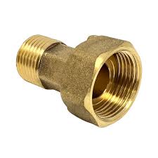 Accesorio de bronce para medidor de agua de 1/2” Racord